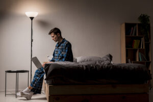 trabalhando até tarde?