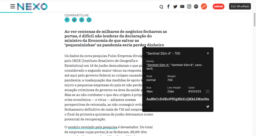 3 maneiras de descobrir qual é a tipografia em um projeto
