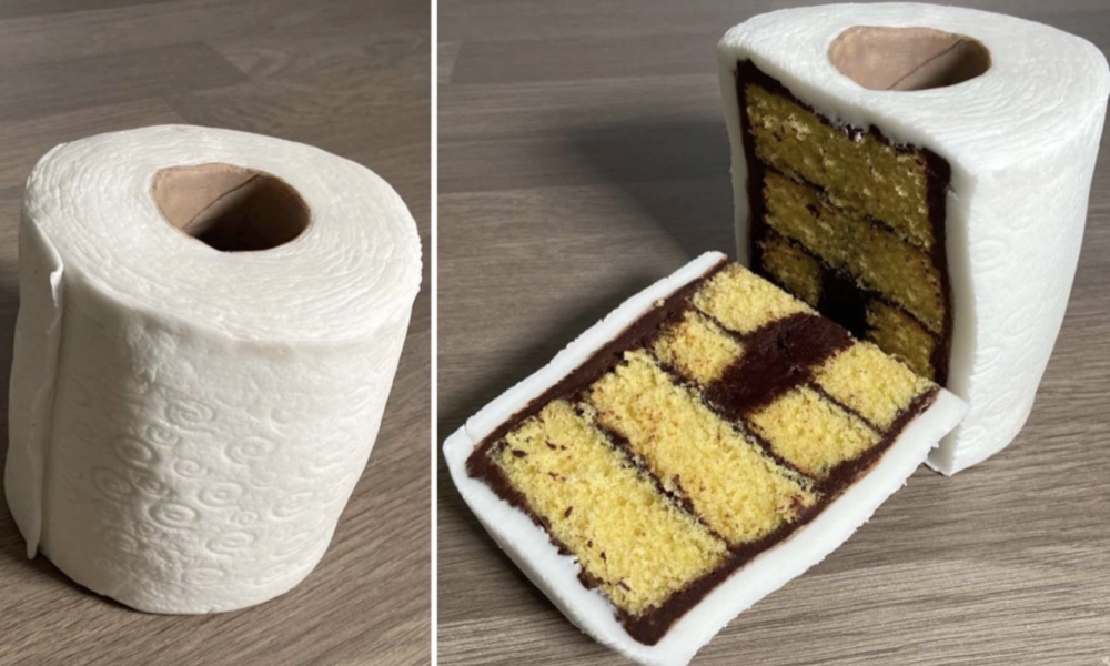 bolo papel higienico bolo frango Ben Cullen - O BakeKing