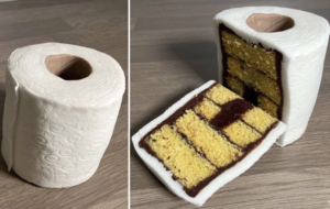 bolo papel higienico bolo frango Ben Cullen - O BakeKing