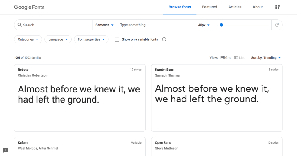 6 sites com fontes gratuitas e de qualidade