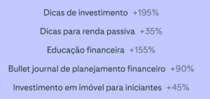 educação financeira