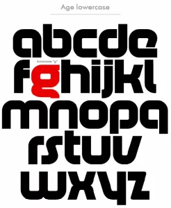 Fonte Age para download grátis