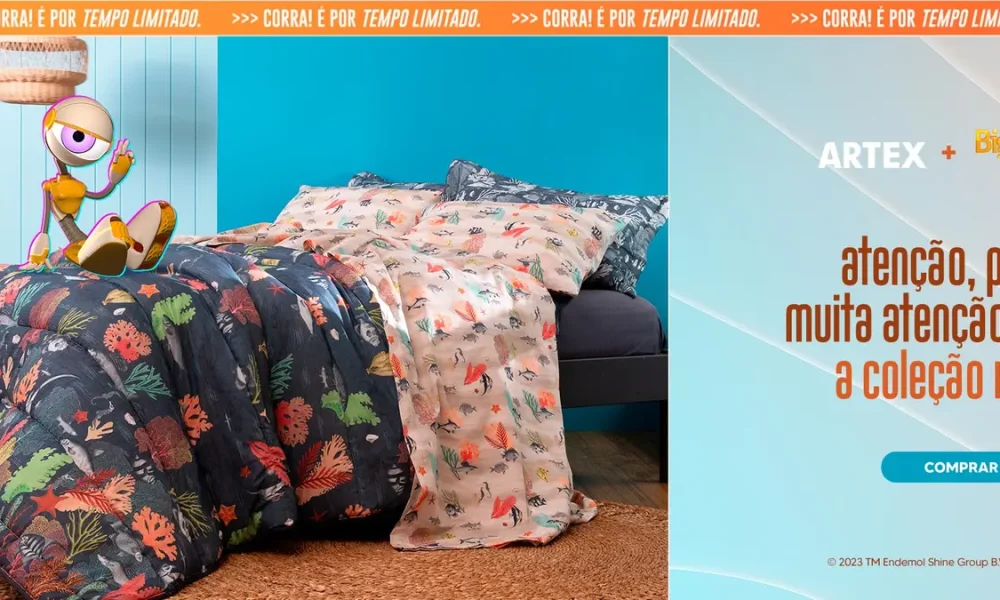 Edredon do BBB23 tem marca, confira!