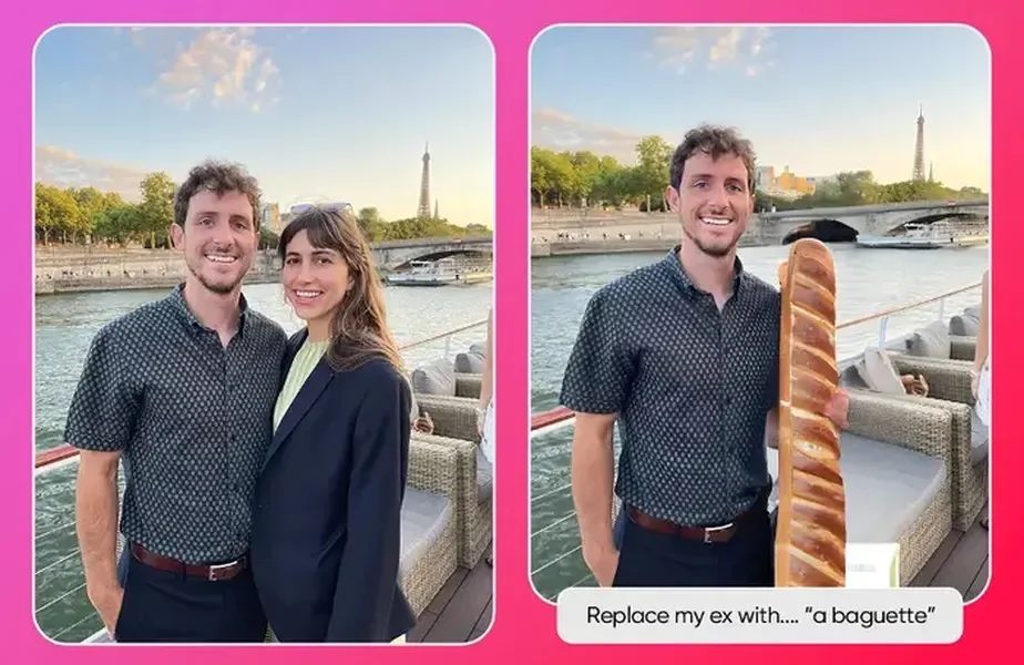 aplicativo substitui fotos com ex