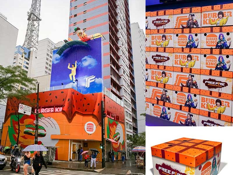 Free Fire invadindo o Burger King