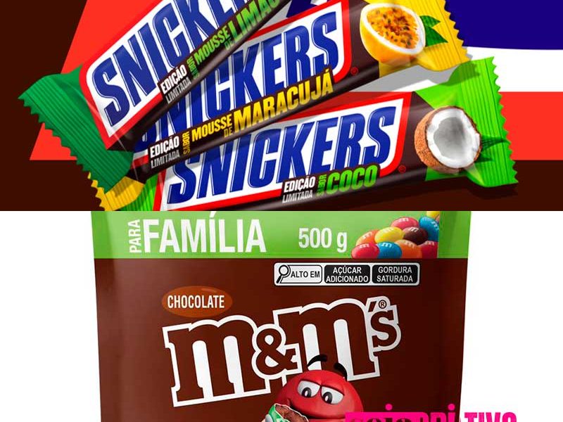 M&M’S e SNICKERS inovando de forma criativa os chocolates
