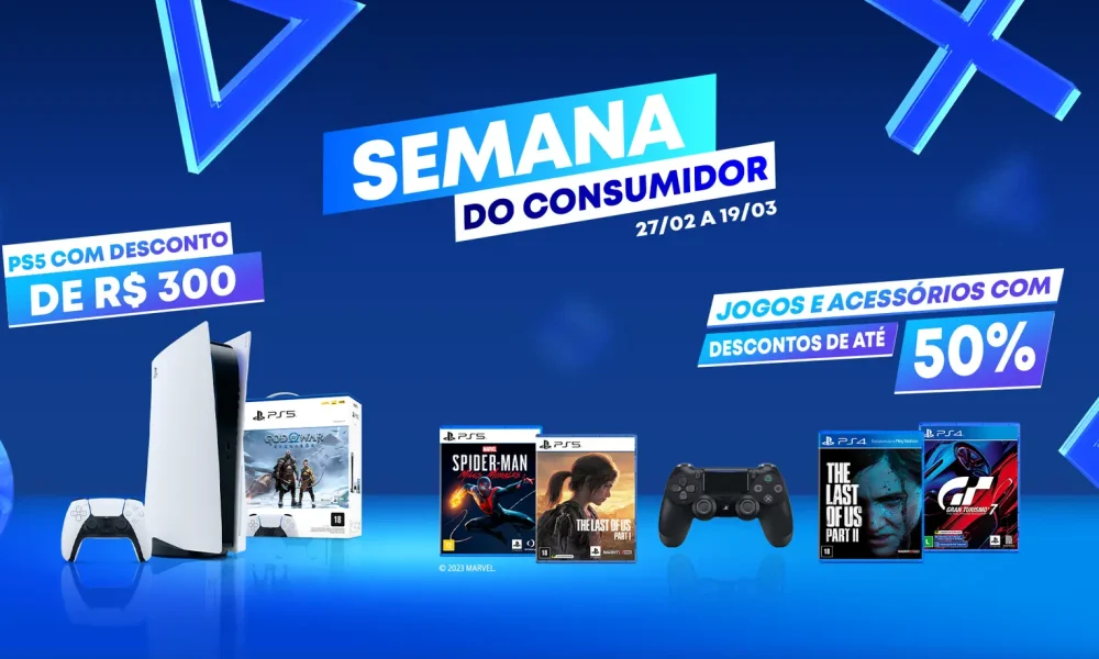 Playstation com descontos exclusivos, veja!