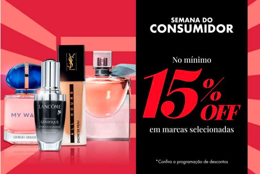 Sephora com DESCONTOS ESPECIAIS na Semana do Consumidor