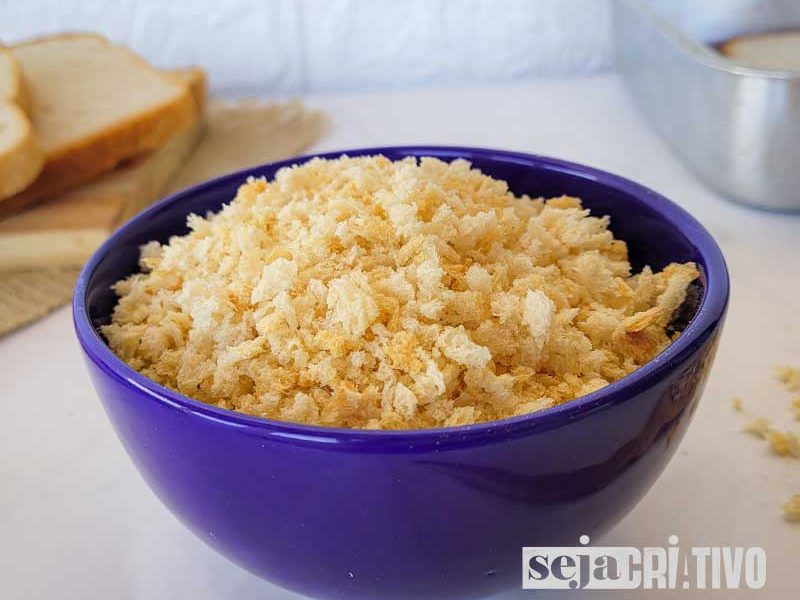 como fazer farinha panko em casa?