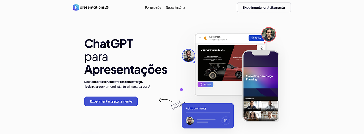 8 ferramentas de IA para criar apresentações