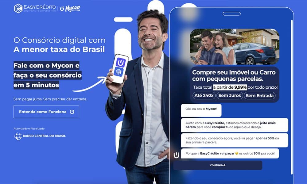 Mycon e EasyCrédito fecham parceria e ampliam oferta de consórcios para imóveis, automóveis e serviços