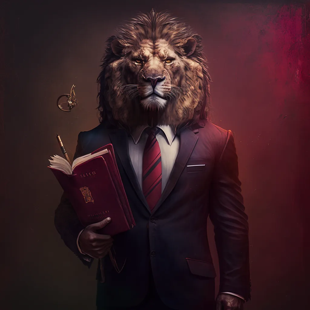 leao prompts de texto prontos para Midjourney