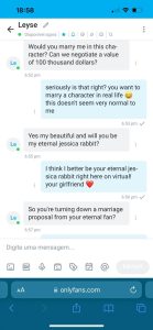 Fã do Onlyfans fez proposta de casamento para modelo