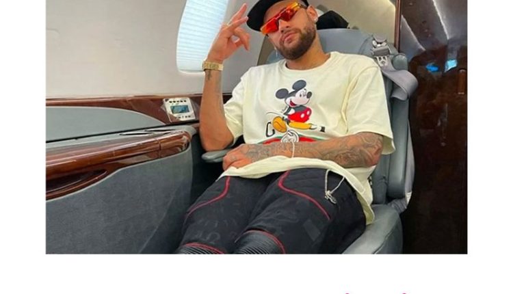 Neymar mostra o seu Jato de Luxo