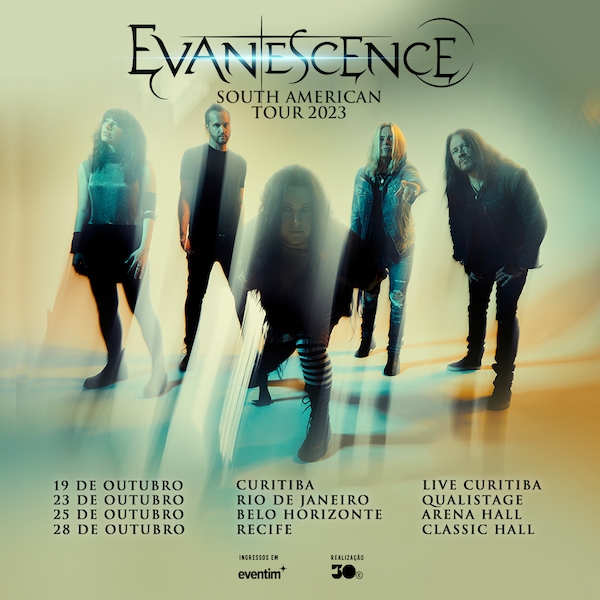 shows Evanescence Brasil 2023