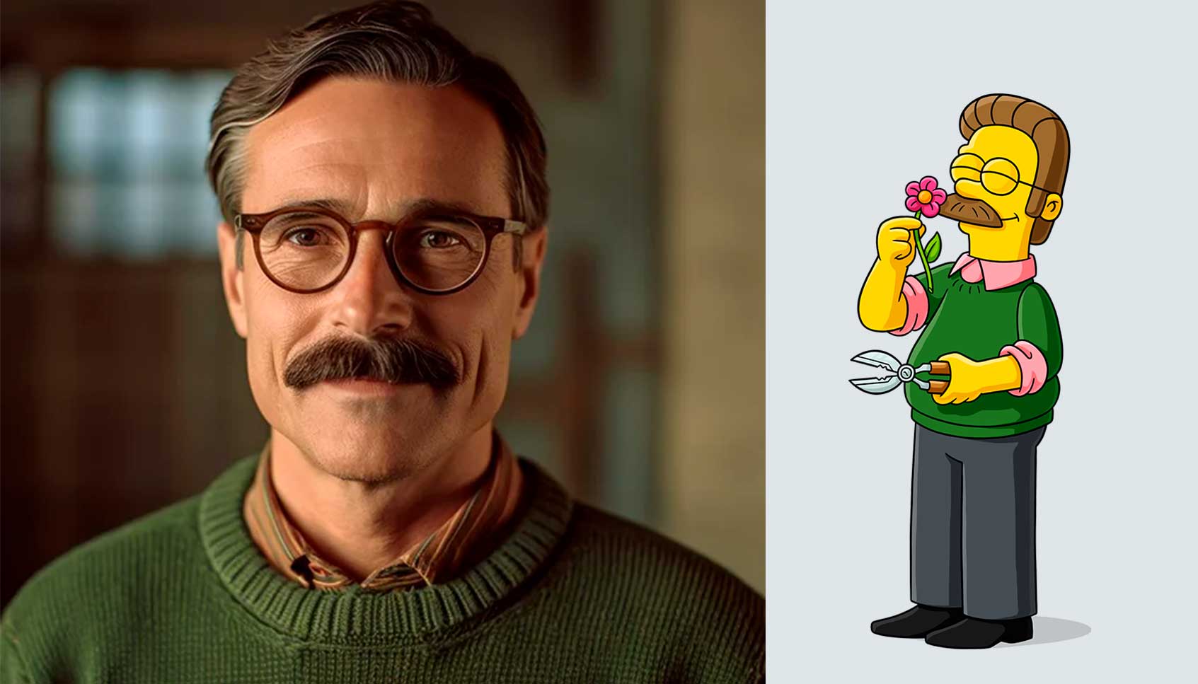 flanders simpsons