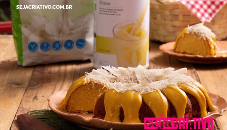 Festa Junina: receita de Bolo de Milho Cremoso Fit da Herbalife