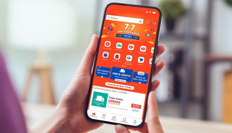 Shopee dando 1 ano de compras grátis, entenda