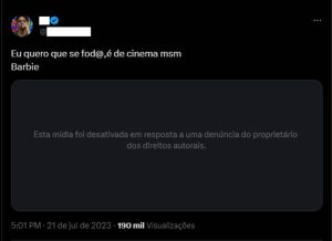 pirataria online de filmes do cinema