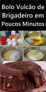 Bolo Vulcão de Brigadeiro: uma receita incrível para sua próxima festa!