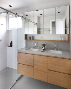 DECORAÇÃO: 4 banheiros com design clean para inspirar você