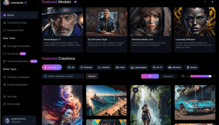 Você precisa experimentar o Leonardo .AI, gerador de imagens com inteligência artificial mais top de hoje!