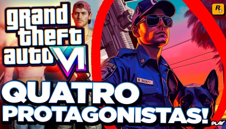 GTA 6 com VAZAMENT0 INÉDITO! - JOGO pode ter 4 PROTAGONISTAS! - Novos Personagens? Saiba Tudo aqui!