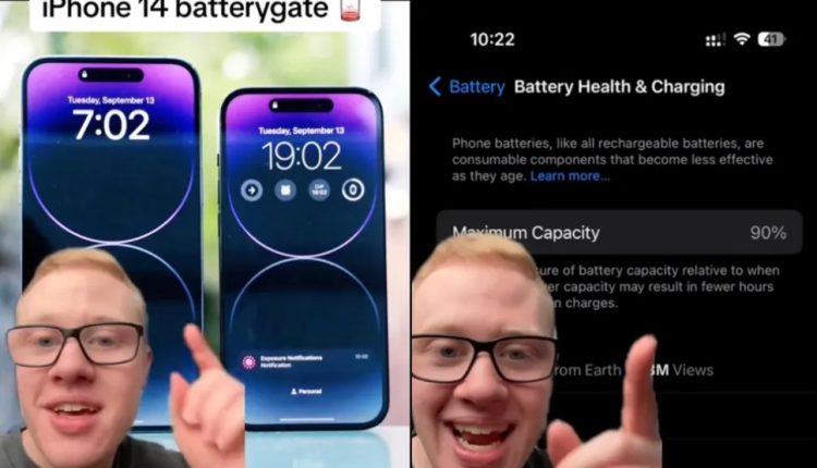 Bateria do iPhone 14: Usuário da Apple revela TRISTE VERDADE sobre o dispositivo tecnológico