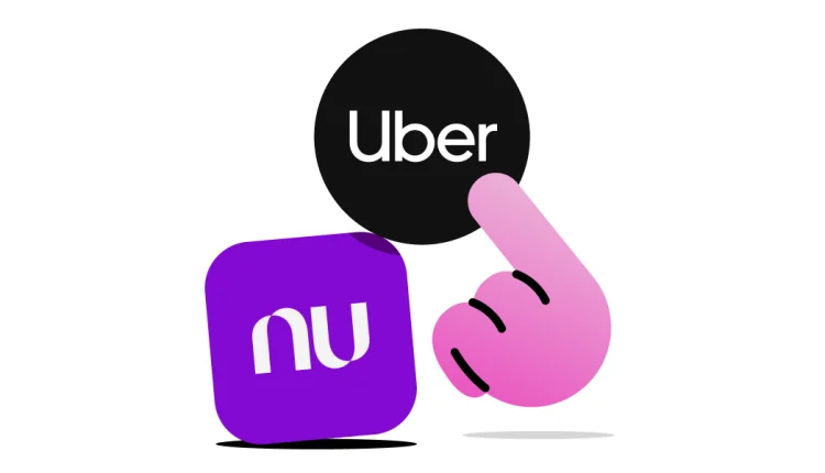 Nubank e Uber criam parceria para inovar o pagamento de viagens com apenas 1 clique, saiba como ativar