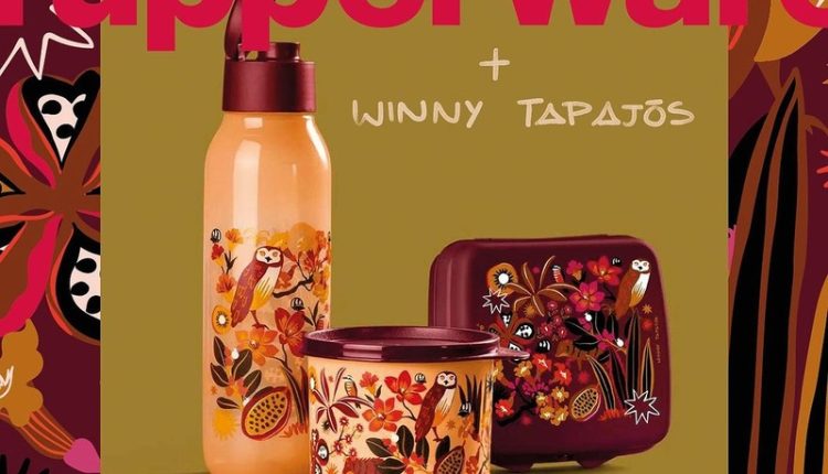 Parceria COLLAB e criativa entre Tupperware e Winny Tapajós resulta em coleção de produtos inspirados em arte e sustentabilidade