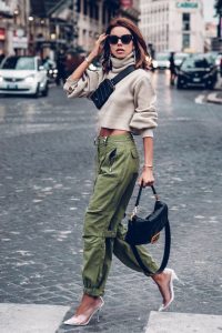 Calças Cargo moda anos 90