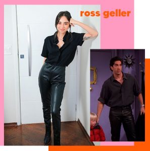 Anos 90 Calças de Couro, seriado Friends