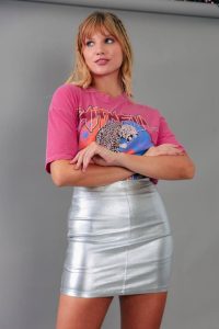 Tecidos Metalizados moda anos 90