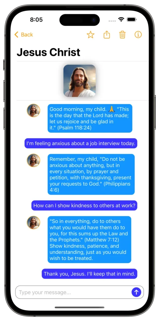 text with jesus