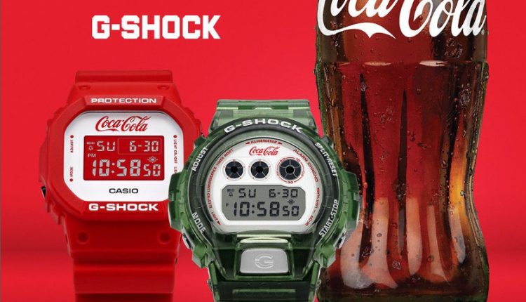 G-Shock e Coca-Cola criam COLLAB de milhões com edição especial e "refrescante" das marcas