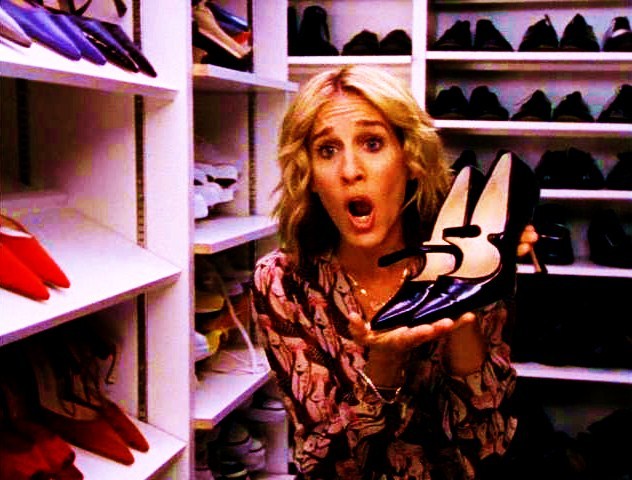 sapatos mary jane na série sex and the city