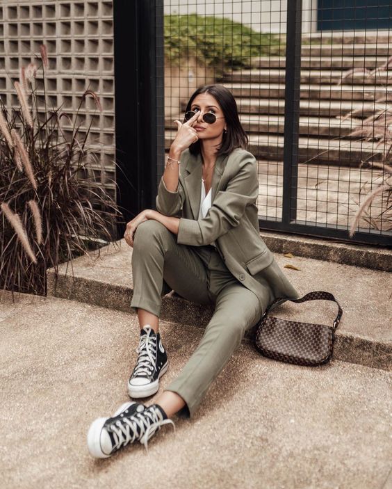 Look moda verão em tênis com All Star