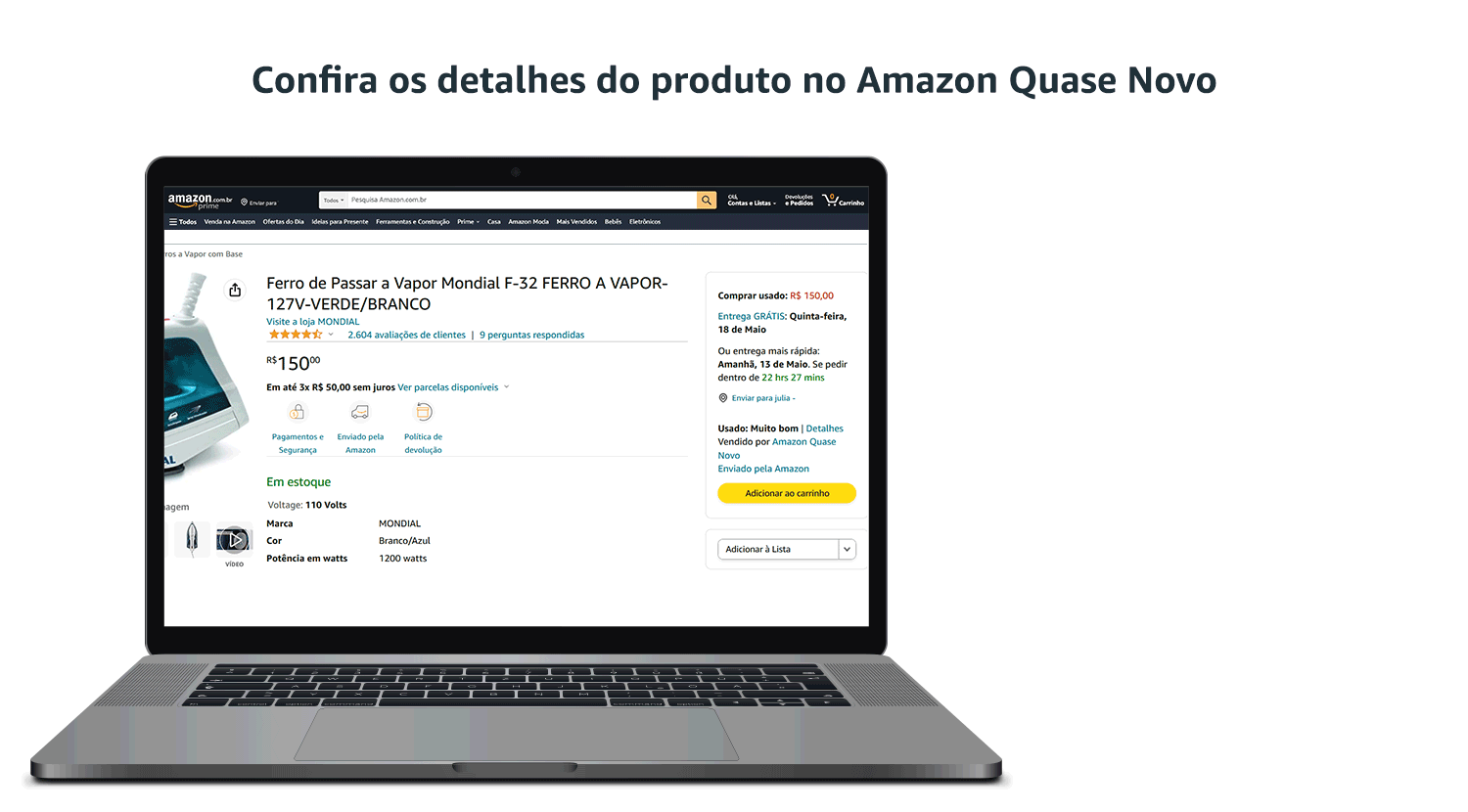 amazon quase novo