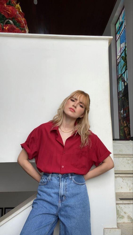 look vermelho cereja para o verão