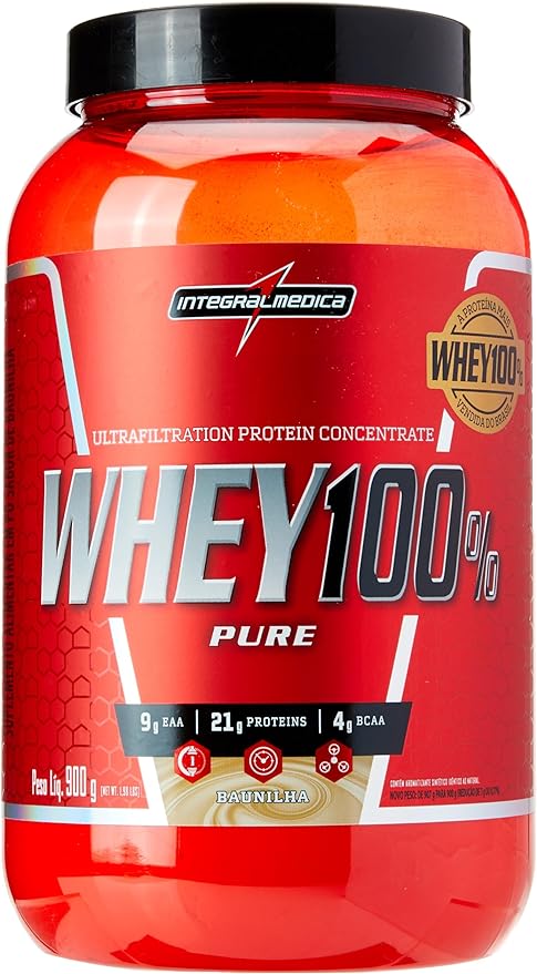 Super Whey 100% Pure Integral Médica Baunilha 907g