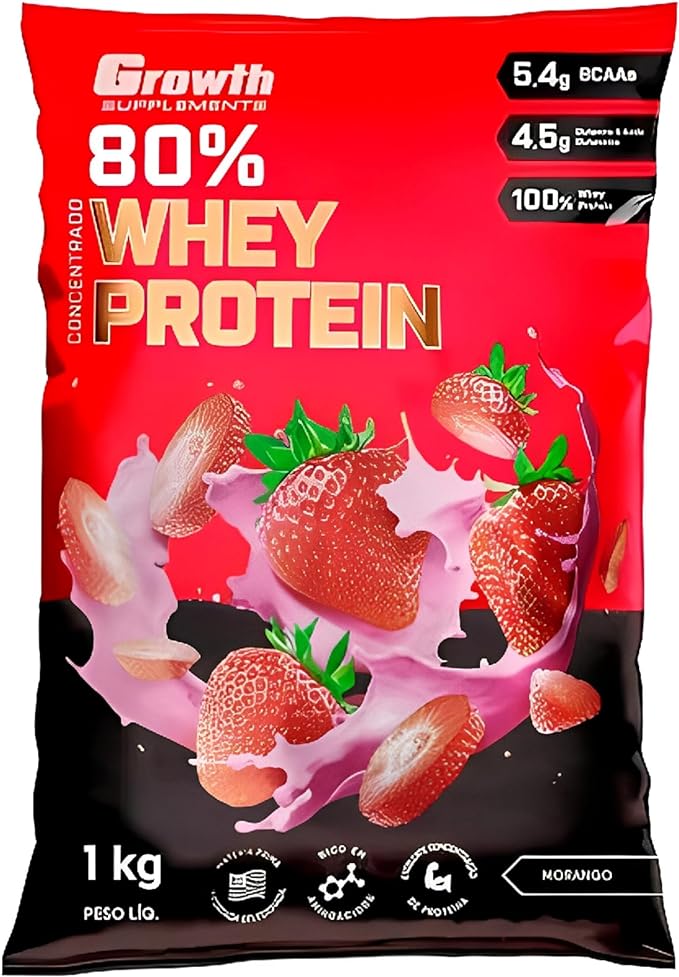 Whey Protein (80% Proteína Concentrado) 1KG