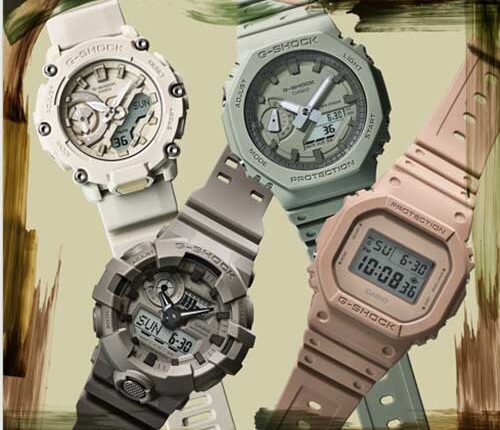 Descubra as Novas Linhas com Design Botânico da G-Shock: Nature Healing e Nature's Color