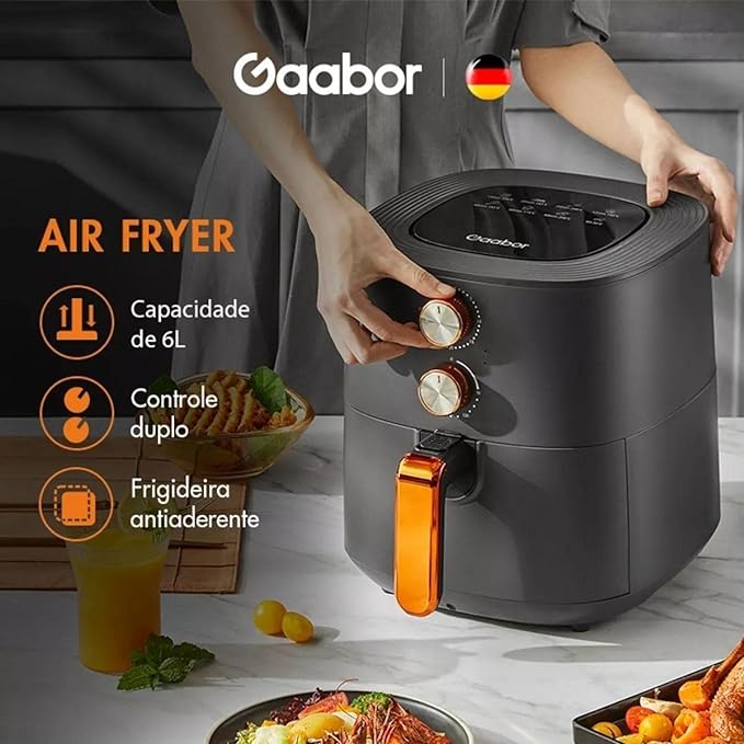 Air Fryer GIGANTE: Perfeita para Famílias Grandes com 36% de Desconto!