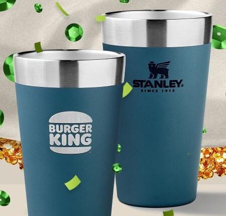 Burger King Celebra o Carnaval com Brinde Exclusivo: Copo Stanley Térmico!