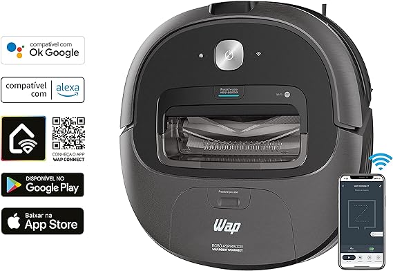 Saldão do Cliente Amazon: 40% de DESCONTO em robô aspirador conectado da WAP, confira!