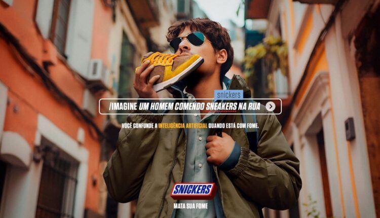 SNICKERS Lança Campanha Criativa e Inovadora com IA: Você Não é Você Quando Está com Fome!